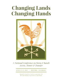Changing Lands Changing Hands