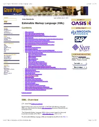 Extensible Markup Language (XML) 2/18/05 5:16 PM