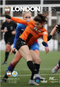 Londonbeesfc.Com the MANAGER Sian Osmond from the Manager