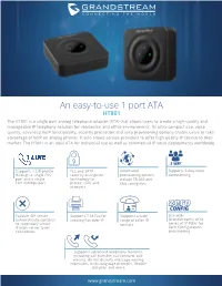 An Easy-To-Use 1 Port