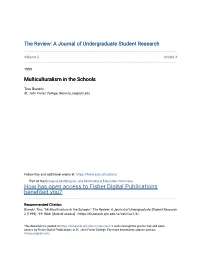 Multiculturalism in the Schools