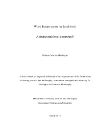 When Europe Meets the Local Level: a Fusing Multilevel Compound?
