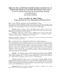 An ACTC-National Endowment for the Humanities, National Curriculum Project the Project Syllabus