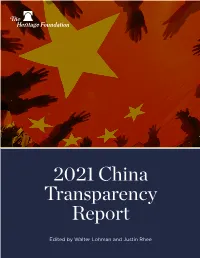 2021 China Transparency Report