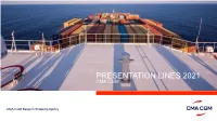 CORPORATE PRESENTATION LINES 2021 Loremcma Cgmipsum