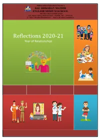 Reflections 2020-21 Year of Relationships