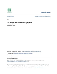 The Design of a Drum Memory System
