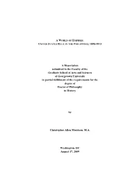 A Dissertation Submitted to the Faculty of the Graduate School of Arts And
