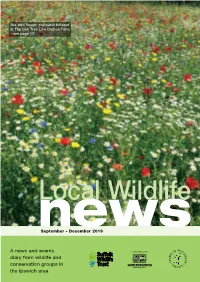 A News and Events Diary from Wildlife and Conservation Groups in The