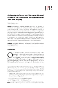 Challenging the Perpetrators' Narrative: a Critical Reading of The
