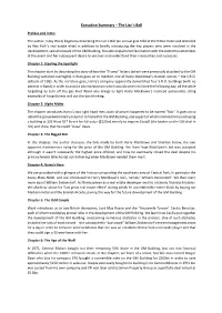 Executive Summary – the Liar's Ball