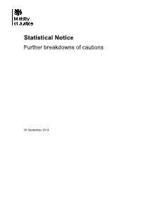 Further Breakdowns of Cautions