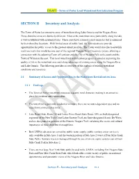 SECTION II Inventory and Analysis