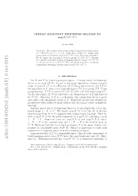 Certain Homotopy Properties Related to $\Text {Map}(\Sigma^ N\Mathbb {C