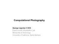 Computational Photography