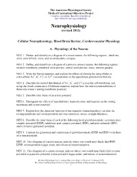 Neurophysiology (Revised 2012)