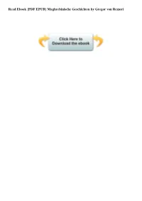 {PDF EPUB} Maghrebinische Geschichten by Gregor Von Rezzori Download Now! We Have Made It Easy for You to Find a PDF Ebooks Without Any Digging