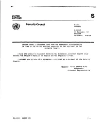 Security Council Distr