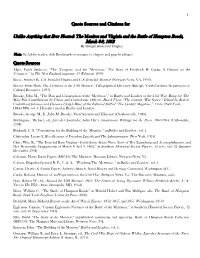 Sources and Citations For
