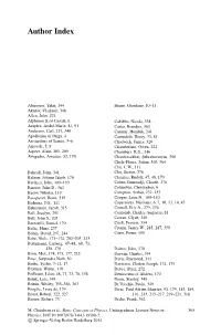 Author Index