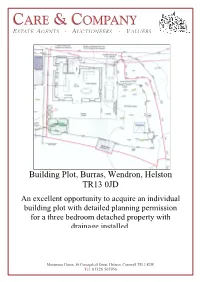 Building Plot, Burras, Wendron, Helston TR13 0JD