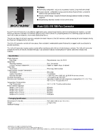 Model C(G)-310 100-Pair Connector