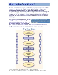 What Is the Cold Chain?