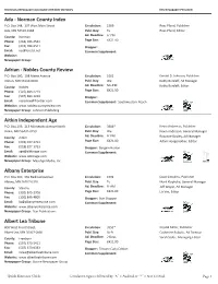 Ada - Norman County Index P.O