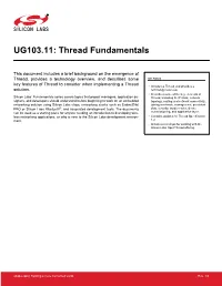 Thread Fundamentals