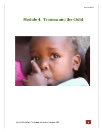 Core Child Welfare Pre-Service Curriculum | Module 4-TG 1