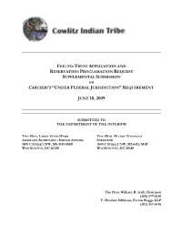 Cowlitz Carcieri Submission