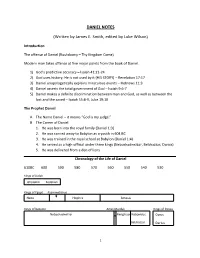 DANIEL NOTES (Written by James E. Smith, Edited by Luke Wilson)