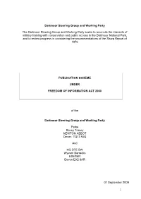 Dartmoor Steering Group and Working Party