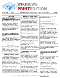 November 12, 2006 the Free-Content News Source That You Can Write! Page 1
