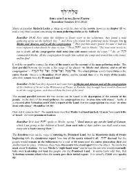 SHELACH LECHA/SEND FORTH Bemidbar/Numbers 13:1-15:41