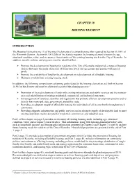 Chapter 10 Housing Element