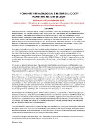 NEWSLETTER 104 AUTUMN 2018 (Website Edition – This Edition Is Incomplete As Some Items/Illustrations from the Original Newsletter Are Not Available Electronically)