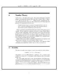 Number Theory