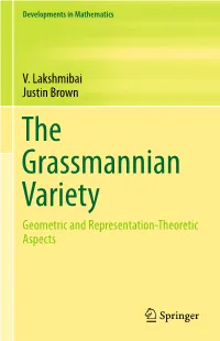 V. Lakshmibai Justin Brown Geometric and Representation-Theoretic