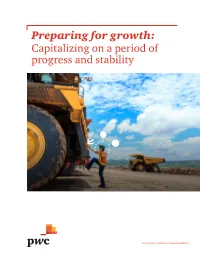 Preparing for Growth: Capitalizing on a Period of Progress and Stability