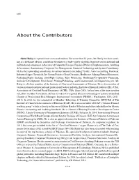 About the Contributors