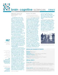 Brain+Cognitive Sciences News Spring 2005 1