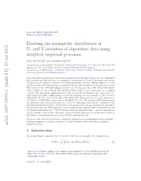 Deriving the Asymptotic Distribution of U- and V-Statistics of Dependent