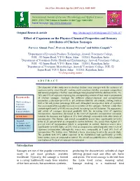 Effect of Capsicum on the Physico-Chemical Properties and Sensory Attributes of Chicken Sausages