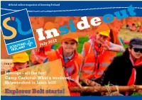 Explorer Belt Starts! Communications Commissioner Intro Welcome to This Month’S Edition of Inside Out