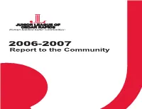 2006-2007 Report to the Community