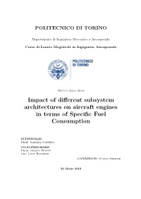 Impact of Different Subsystem Architectures on Aircraft Engines In