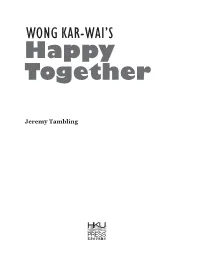 Jeremy Tambling Hong Kong University Press the University of Hong Kong Pokfulam Road Hong Kong
