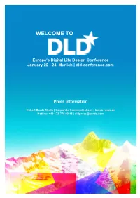 Dld-Conference.Com Press Information