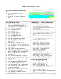 Lesson 4 | Page 1 Disciples History, 1900S to Present Key Concepts